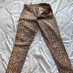 ✨VTG✨ TARK’1 Leopard Print Skinny Jeans.